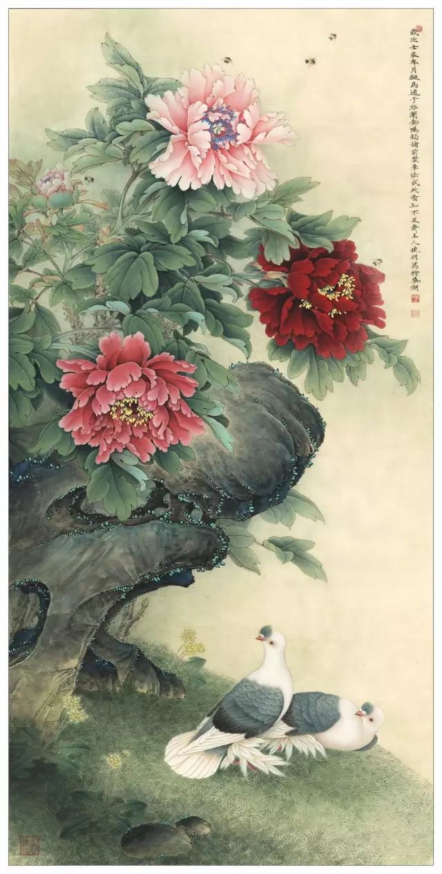 李晓明工笔花鸟作品精选45张张张精彩