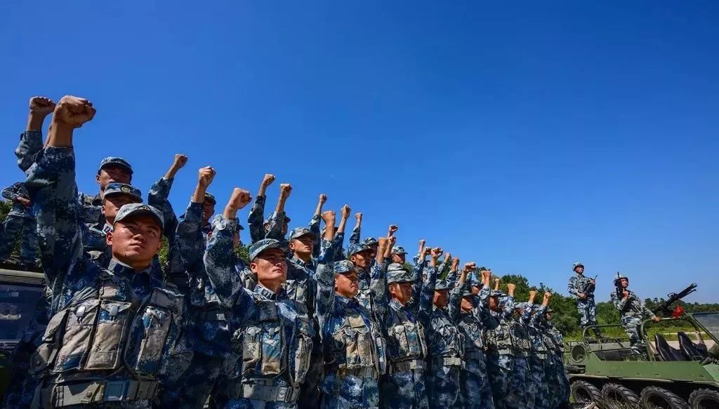我要胜利他们用军人特有的方式告白祖国