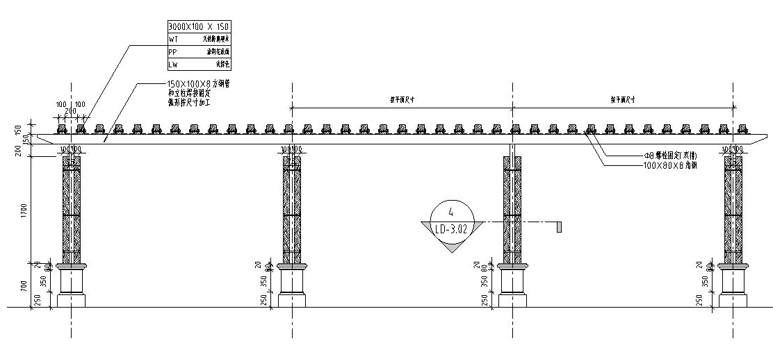 印尼菠萝格廊架厂家能提供哪些规格的廊架?三根实业说
