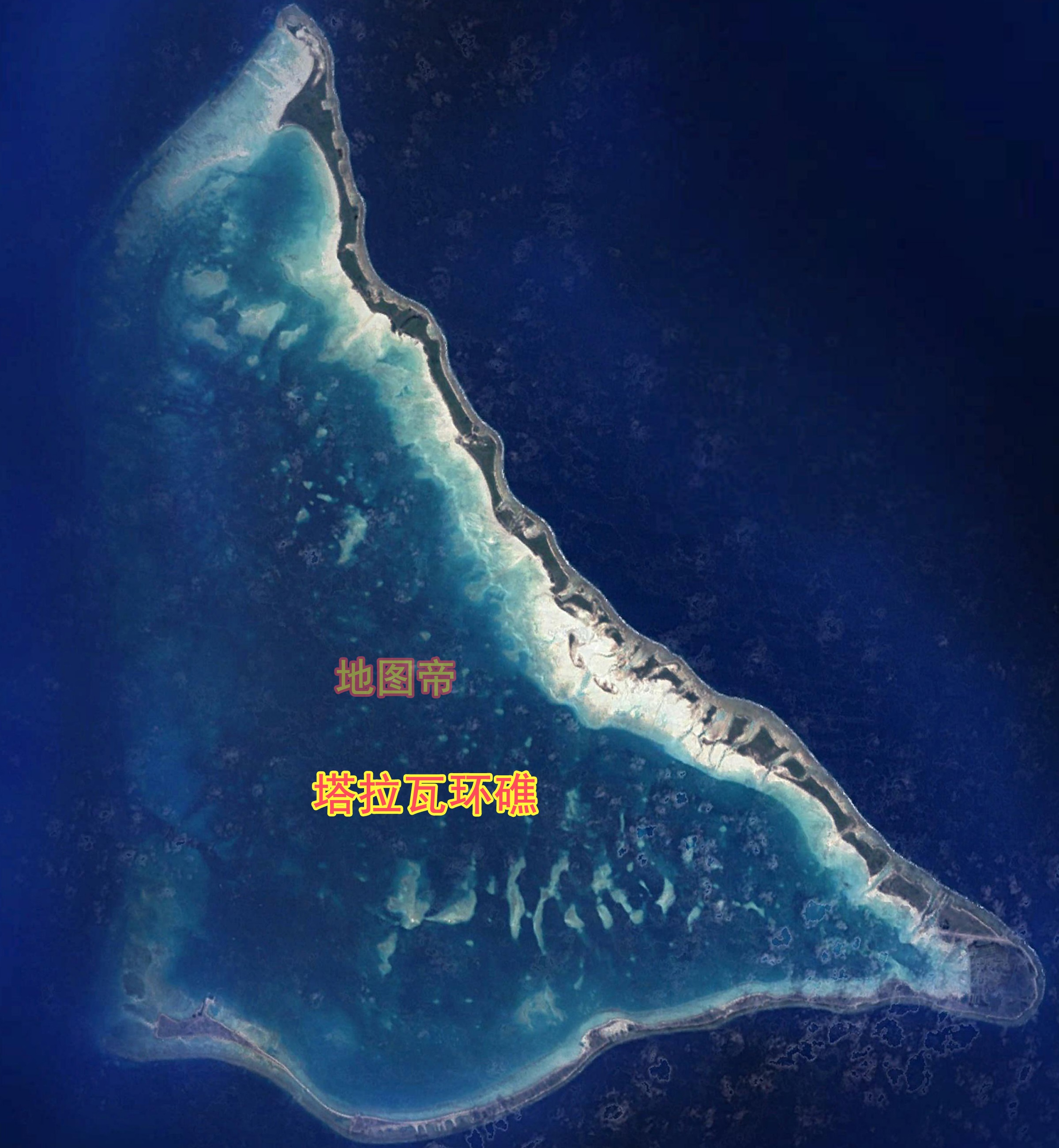 塔拉瓦环礁地图图片