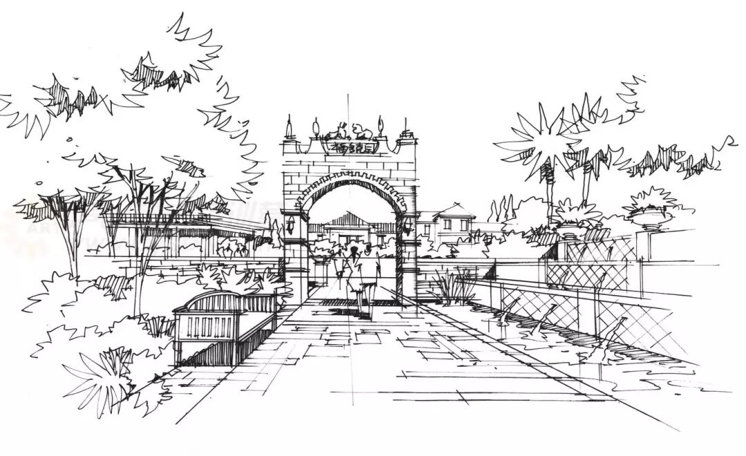 景观设计手绘草图大全