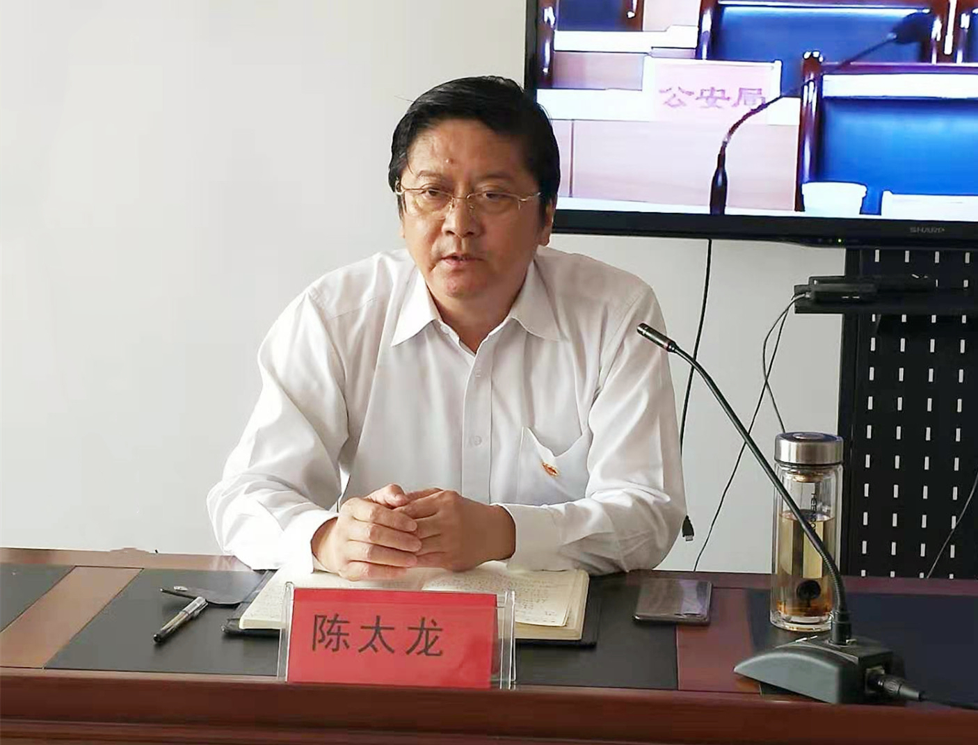 沧州渤海新区党工委委员,管委会副主任陈太龙在沧州渤