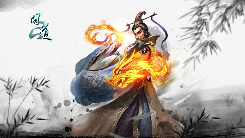 问道水墨画游戏人物,高清游戏图片