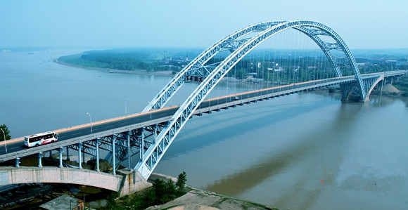 湖南沅江白沙大桥图片