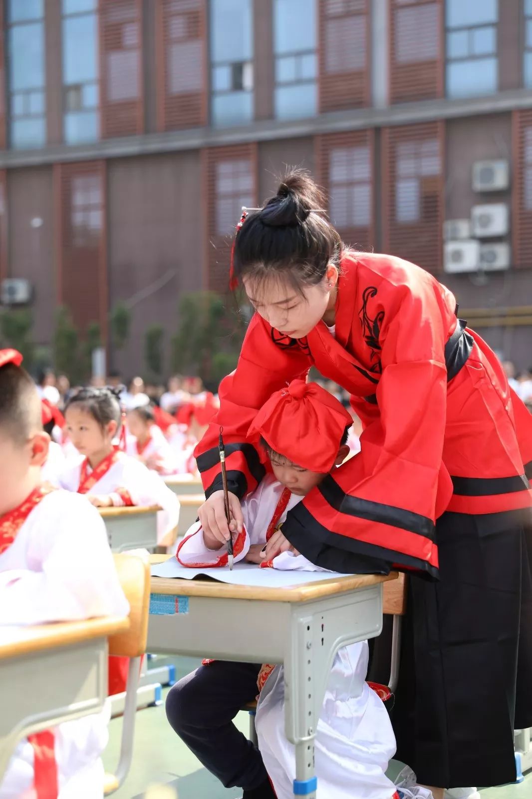 开蒙启智习礼立德德培小学祭孔大典暨2019届入学礼