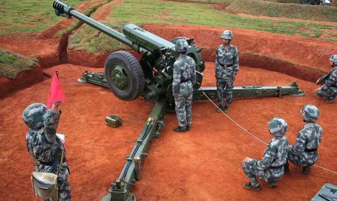 原创越南军队最头疼的装备1979年54式榴弹炮威力有多大