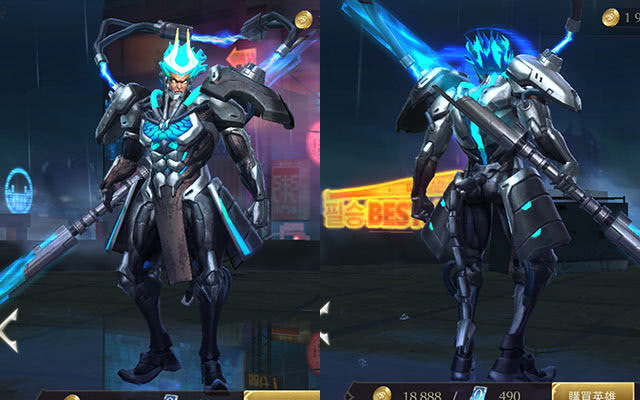 孙悟空全息碎片皮肤,外服的这款皮肤特效更霸气