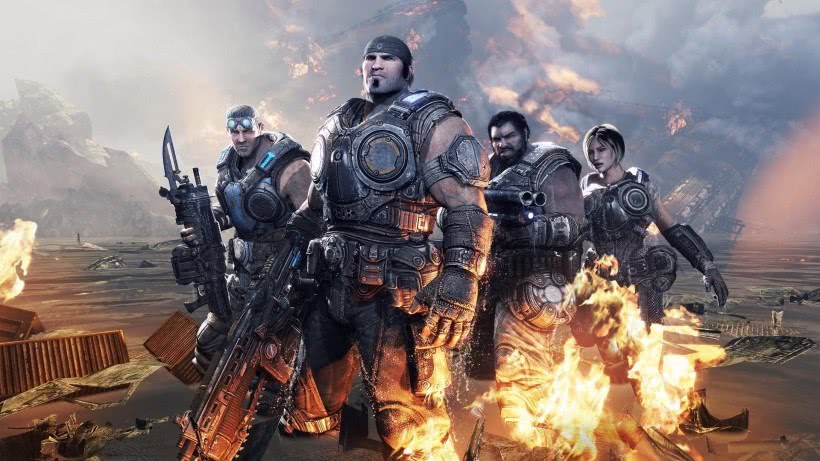 一款未来设定的末日科幻动作游戏——战争机器_unreal