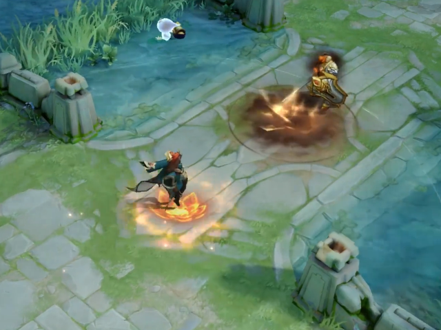 王者荣耀:赤莲之焰皮肤曝光,特效跟原皮无差别,脚下多了莲花