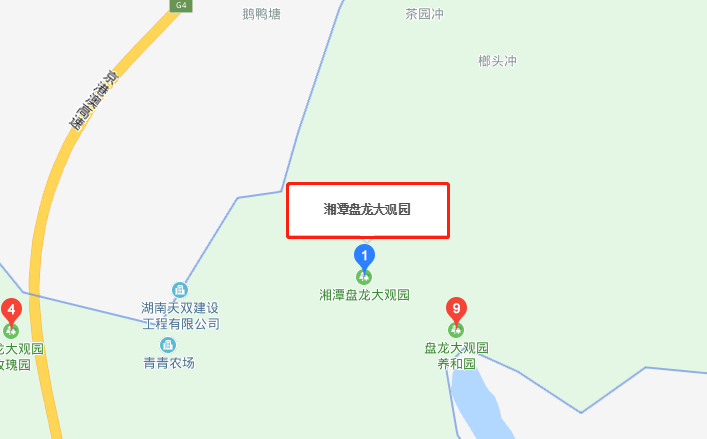 湘潭盘龙大观园地图图片
