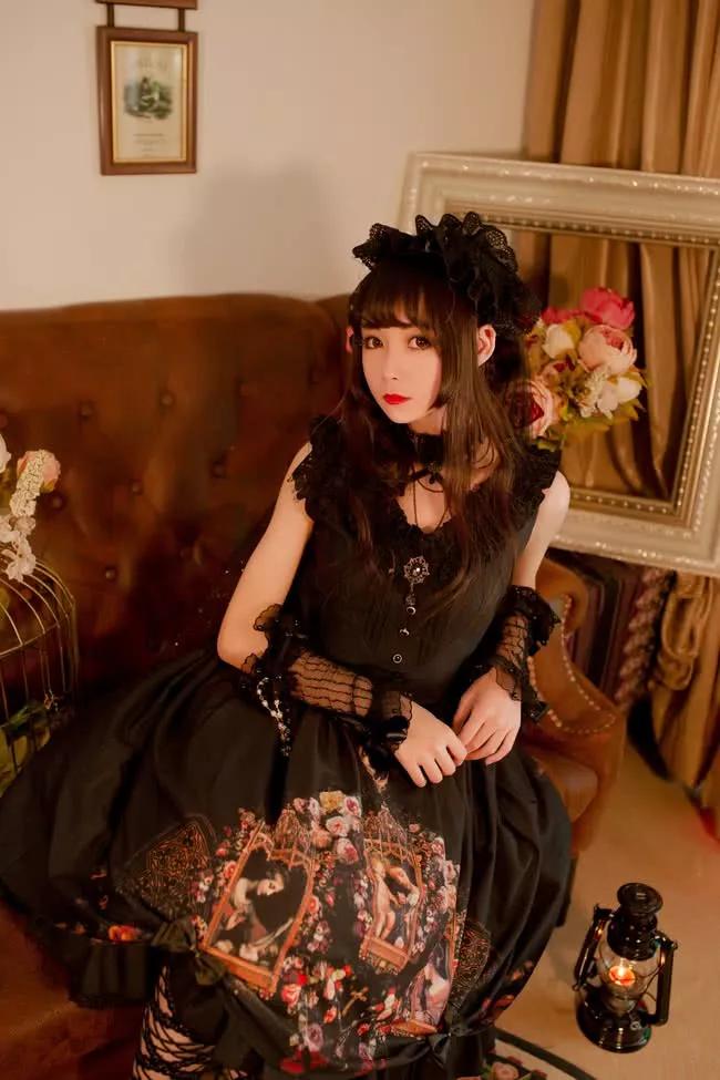 lolita私影,一套暗黑哥特