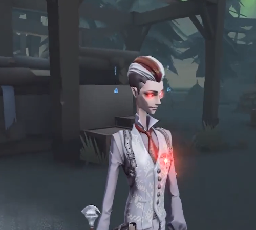第五人格:玩家亲测黑白新皮安魂曲,看清正面照时,自带一刀斩?_皮肤