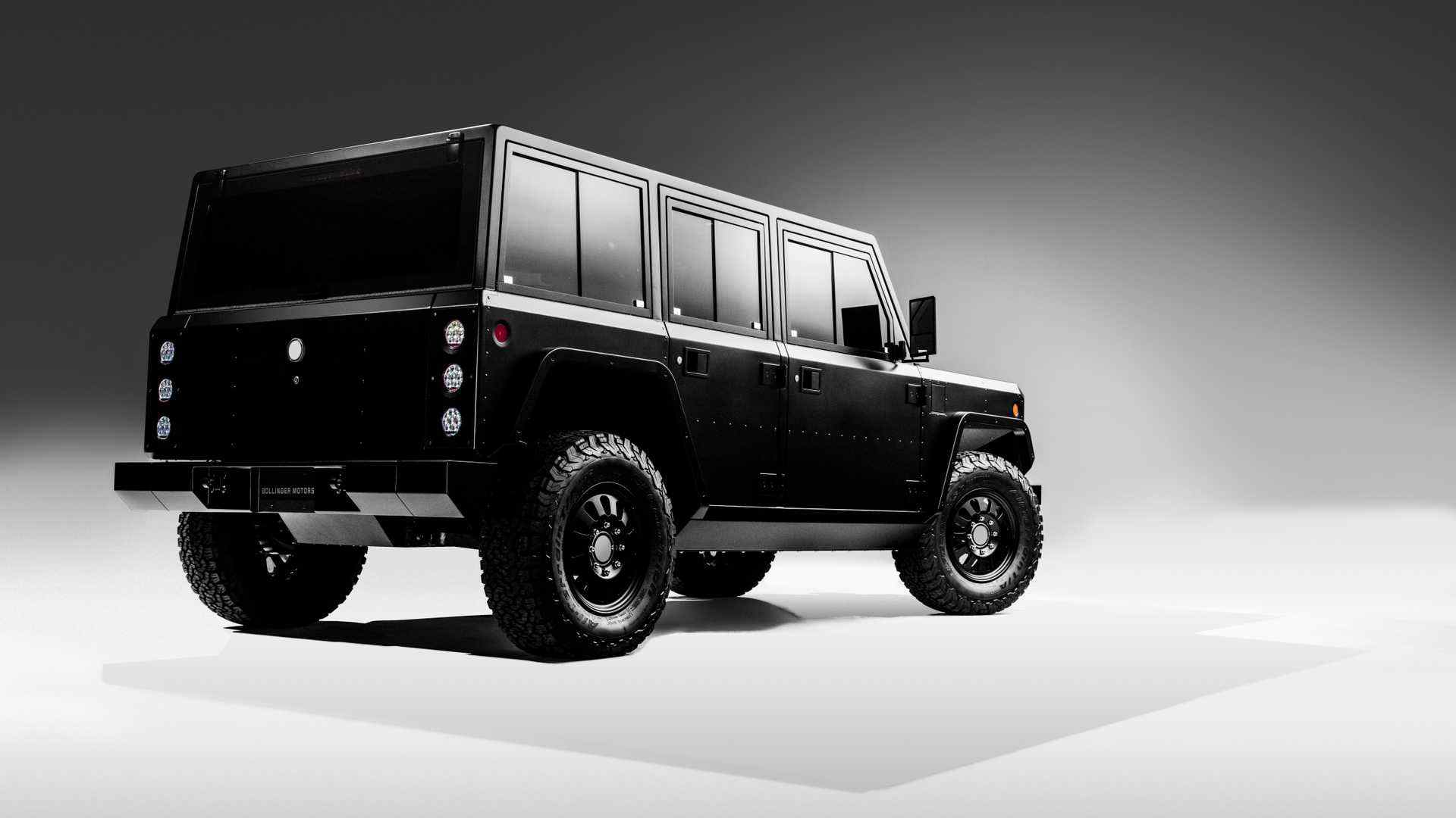 美国造车新势力bollinger发布电动suv及皮卡官图