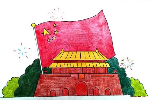 地铁里"我和我的祖国"的歌声魔性环绕,大街小巷挂满了鲜艳的五星红旗.