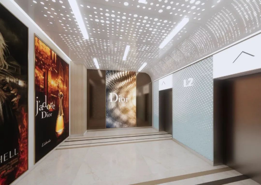 星空顶加持,"浪漫"满分改造完的商场入口商场入口是大家进入商场的第