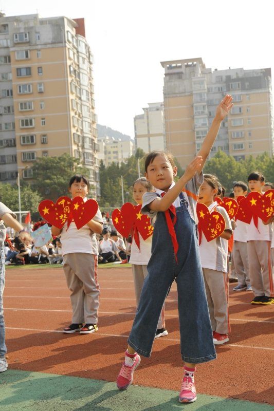 江山如此多娇济南舜文中学秋季运动会开幕式