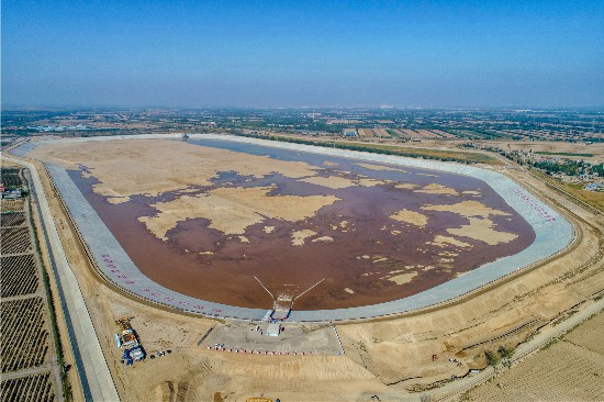 黄河水流入西夏水库银川都市圈城乡西线供水工程水源部分贯通