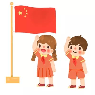 告诉孩子,有祖国国旗升起的地方,就要立正行注目礼.