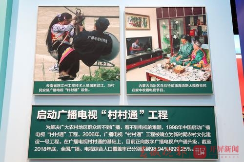 为村民安装广播电视"村村通"设备2005年,农村饮水安全工程启动建设