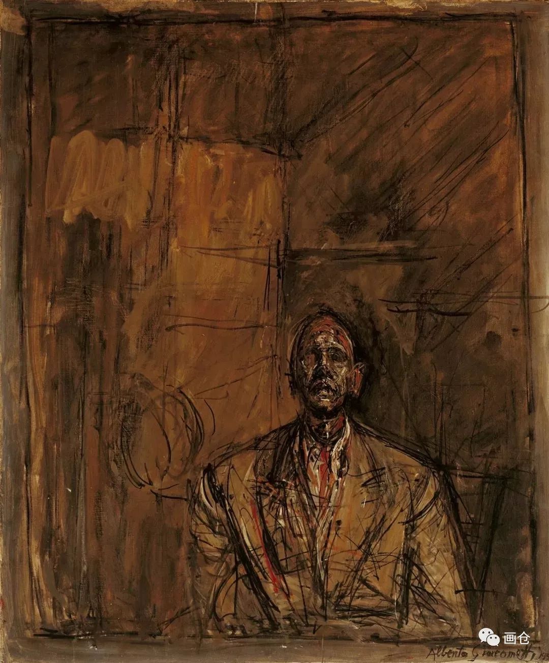 原创[画仓] 在雨中丨贾科梅蒂 giacometti alberto