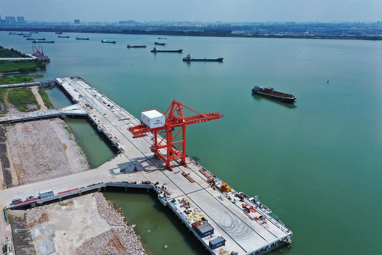 高新区公共码头 江海市委宣传部供图.