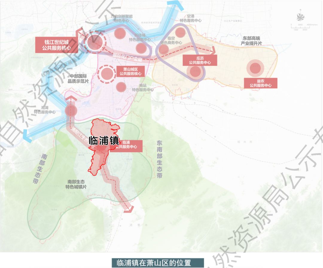 是萧山南部区域的中心,距杭州市中心城区25公里,杭州市总体规划一主