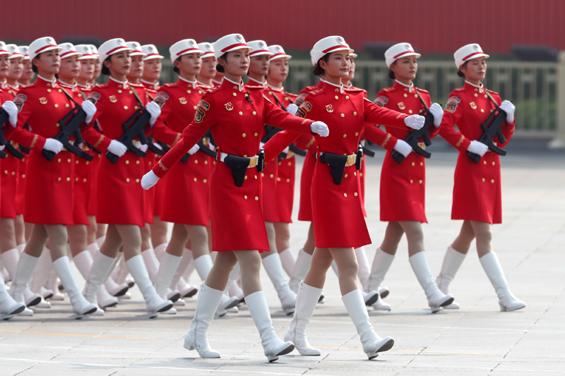 国庆大典|威风凛凛 15个徒步方队接受检阅