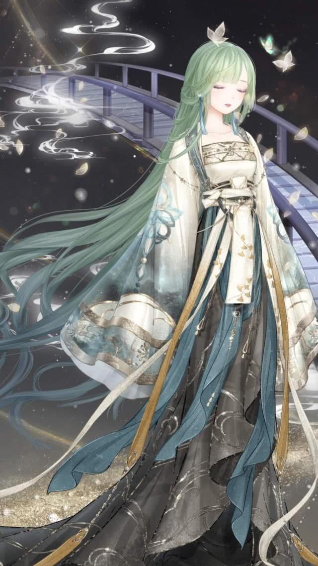 《奇迹暖暖》精美画面壁纸:暖暖的一头渐变长发,气质好神秘
