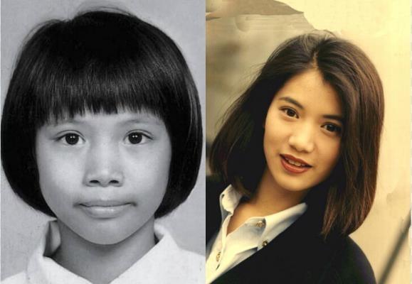 八大女星童年照,杨幂杨颖杨紫关晓彤袁咏仪迪丽热巴谁从小美到大_时候