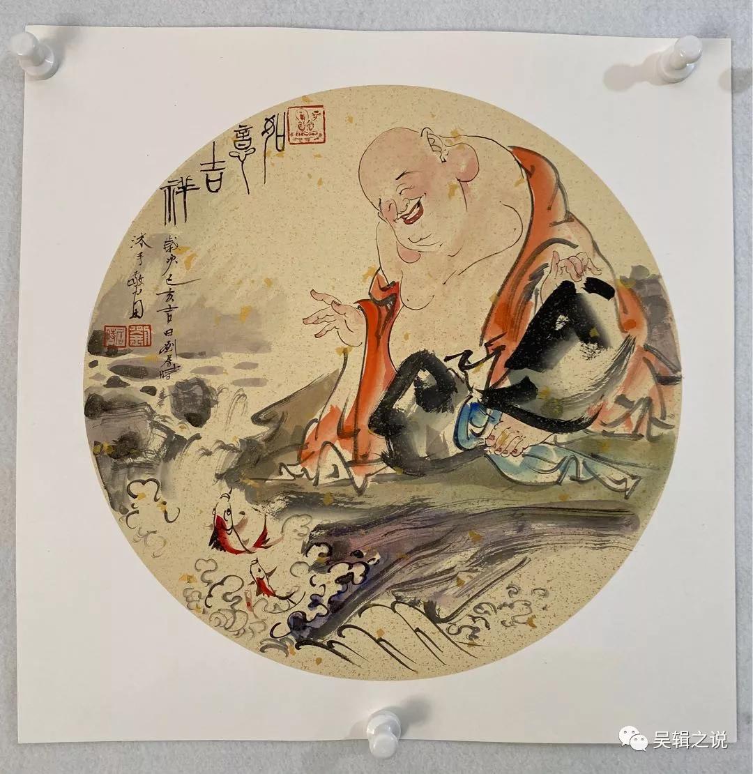 悟入丹青得意天然刘居时先生当代水墨人物禅意书画艺术探魅