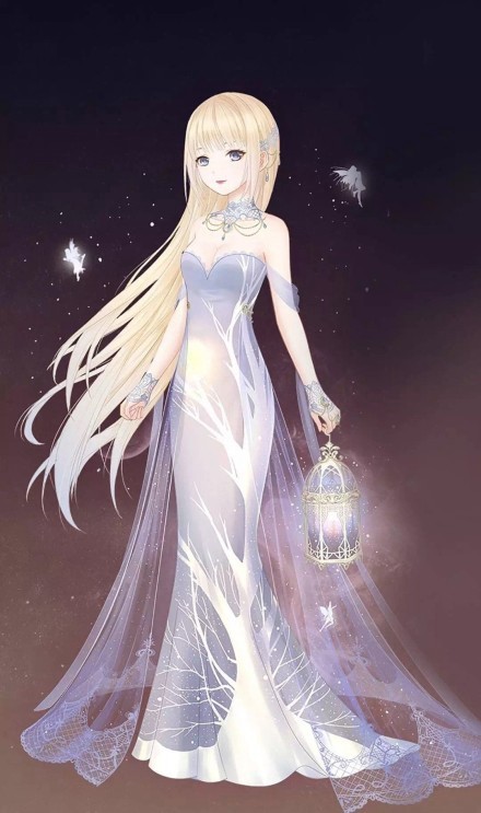 奇迹暖暖精美壁纸小姐姐的纱裙很仙很美