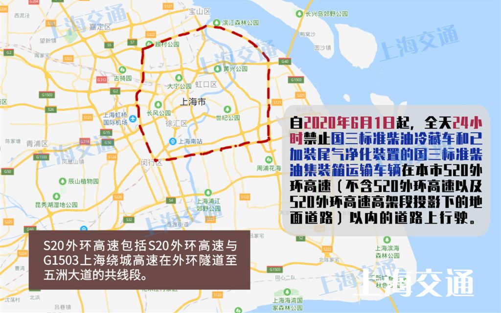 注意上海这些车的限行范围要扩大这些地方不是你想去就能去