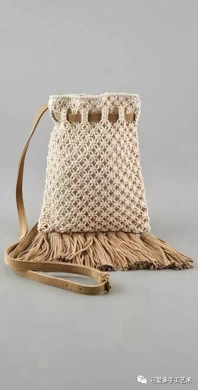 用绳子就能轻松编几个镂空网袋,以后出门拿再多的东西都不怕!(附教程)