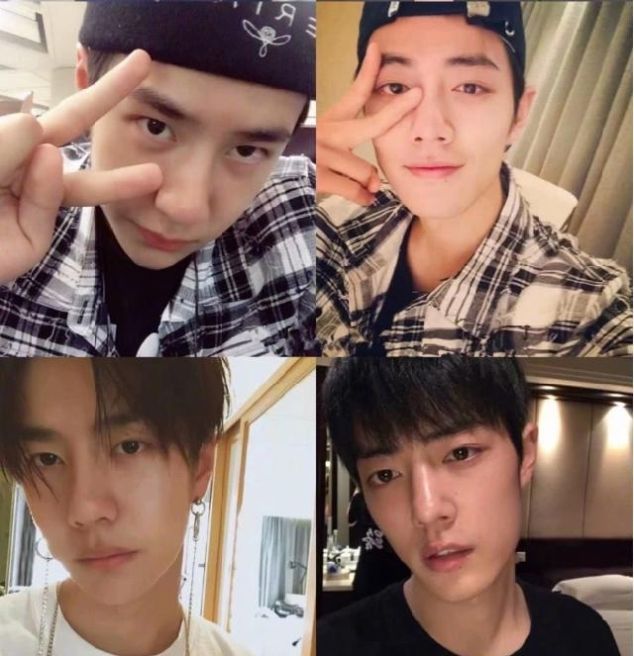 有种默契叫肖战和王一博,自拍姿势一模一样,网友:像双胞胎