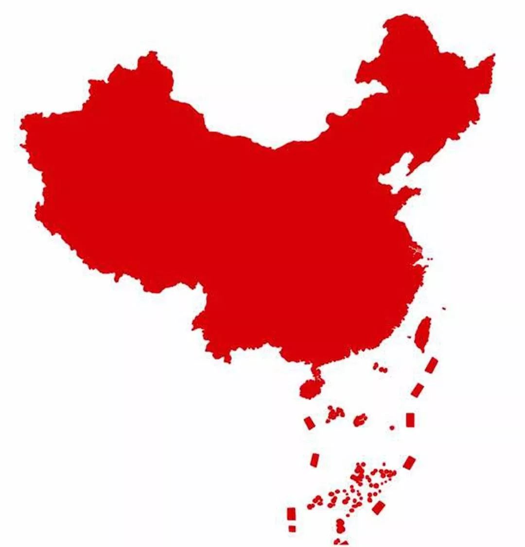 中国红地图手机壁纸图片