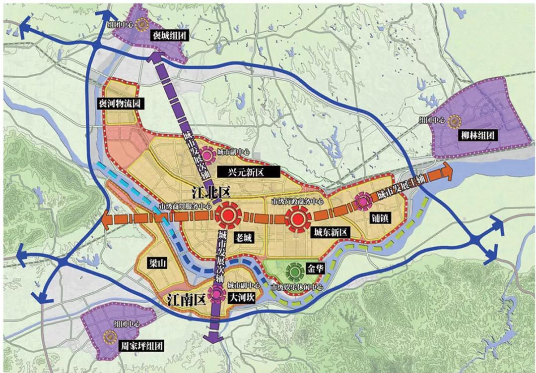 汉中城市建设规划图未来城市中心在这里