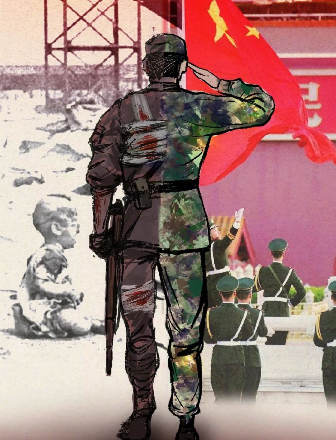 我和我的祖国情书很短但爱你很长