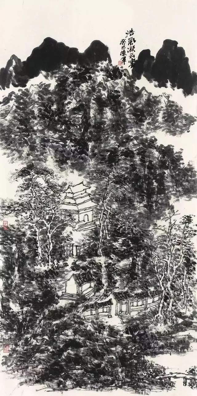 方增先他的山水有骨有肉