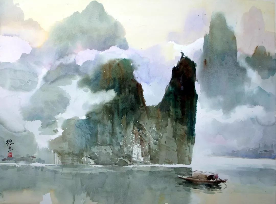 原创艺术中国蒋振立的水彩画