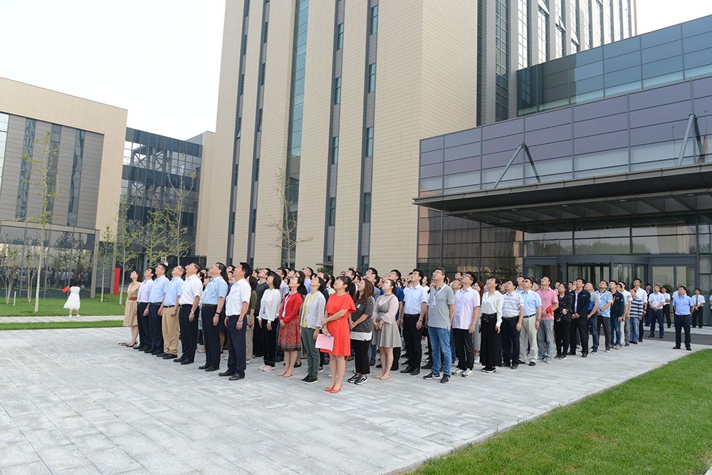 迎国庆,生态环境部系统举行升国旗仪式