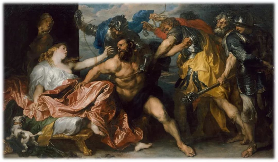 戴克 《大利拉和参孙》 布面油画1630 维也纳艺术史博物馆凡·戴克