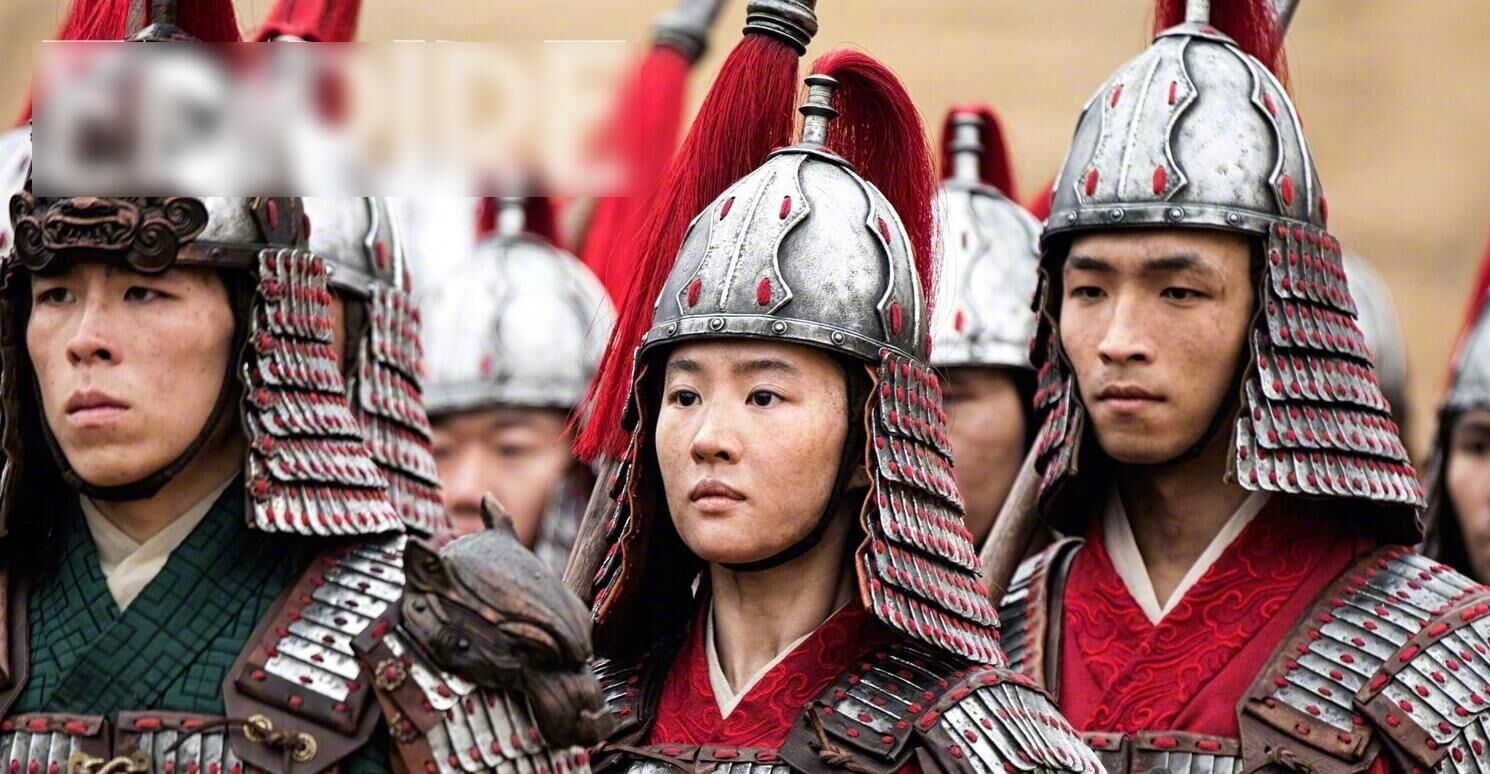 原创不知木兰是女郎刘亦菲花木兰男装照曝光穿盔甲英姿飒爽