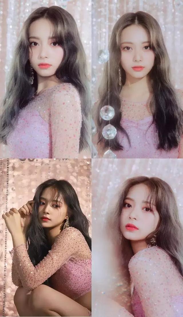 原创新专回归,女团爱豆染成牛仔海军蓝发色,自拍炫耀新发色