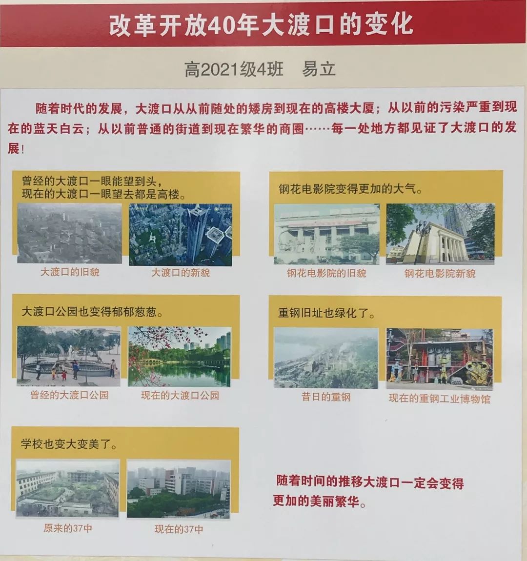 改革前后的照片及说明图片