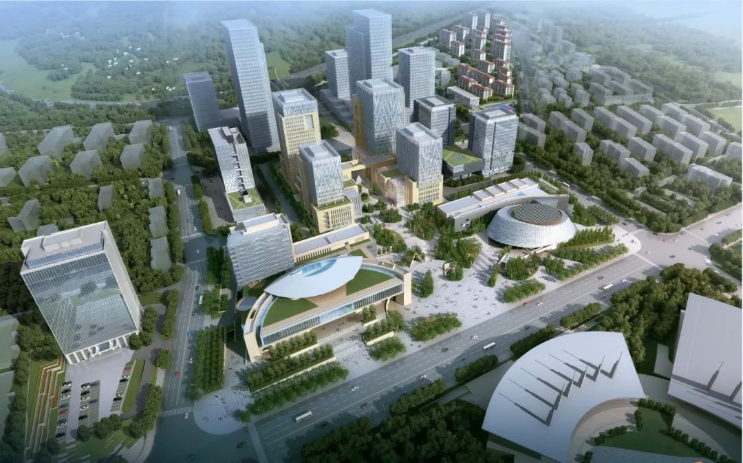 城市总部办公基地绿轴61中央商务区威海城投亮相住博会,吸引了众多