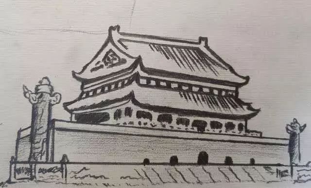 扬大小才女素描画致敬新中国创作灵感竟是来自