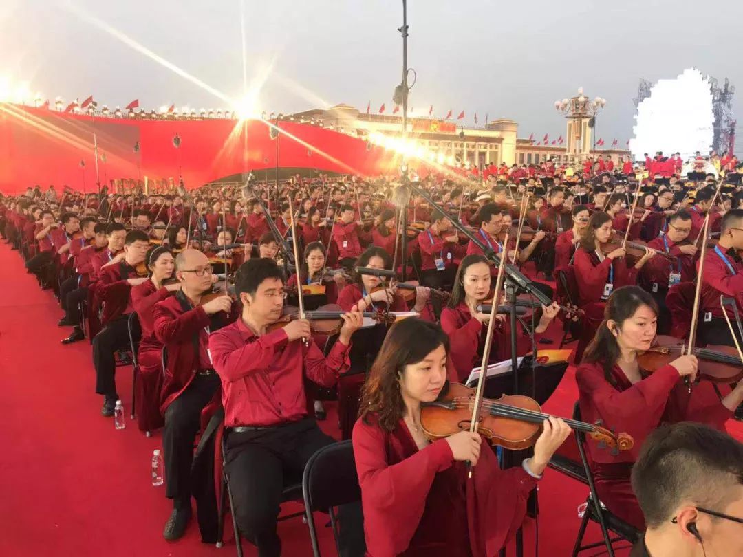 天安门千人交响北京交响乐团庆祝新中国成立70周年