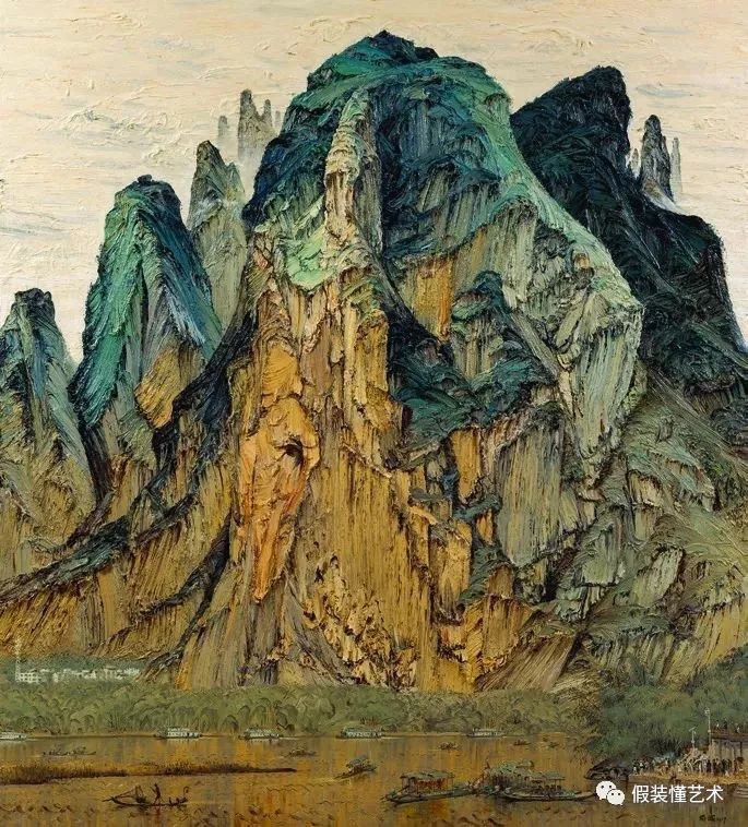 节日,盛装 董从民 180cm×155cm 油画花语 陈墨 124cm×154cm 油画