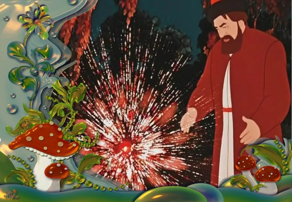 北岛在《给父亲》中写道:给我印象最深的是苏联动画片《一朵小红花》