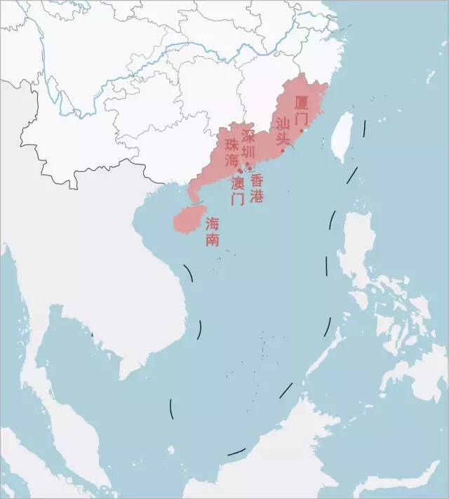 中央下达了俗称"50号文件"的指示,决定在深圳,珠海,汕头,厦门建设四个